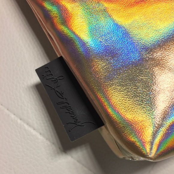 NWT Kendall & Kylie Gold Holographic Pouch Purse - Picture 6 of 8